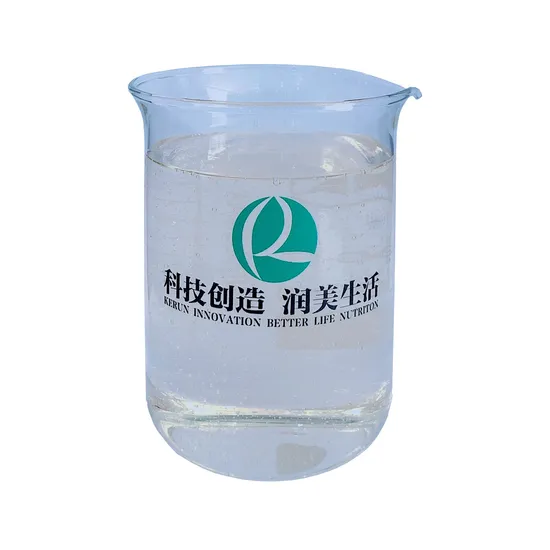 Adoucissant à base d'huile de silicone aminée cationique faible Kr