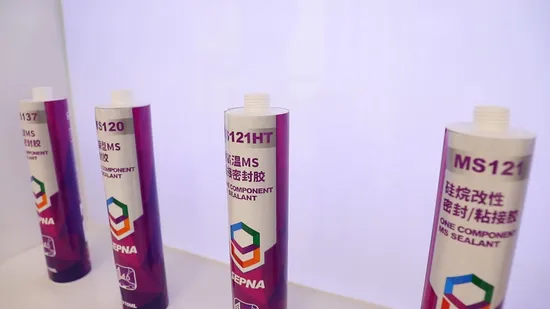 Mastic monocomposant Sepna 600 ml à base de résine polyéther modifiée au silane pour carrosseries, ascenseurs, machines, industrie du béton